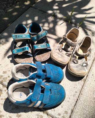 Scarpine bimbo/bimba misura 25 adidas clark primig