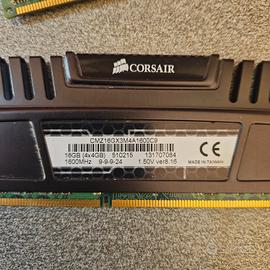 Memoria Ram Corsair 16gb 4x4gb