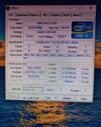 Pc i3 3.30 ghz 8 gb ram 500 hdd