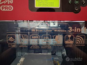 Stampante 3d xyz print davinci pro 3 in uno