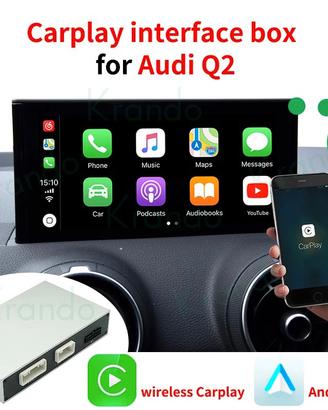 Interfaccia modulo Carplay per AUDI Q2 2017-2021