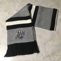 Sciarpa Juventus Unisex Bianco Nero Grigia A Righe