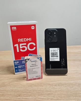 Smartphone Redmi 15C 6,9" 256 GB Nero Nuovo