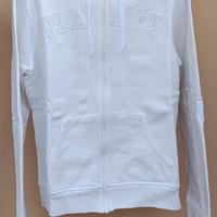 Felpa bianca sportiva Playlife Taglia S