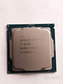 Intel Core i7-8700K 3.7 GHz 6-Core – BOX ORIGINALE