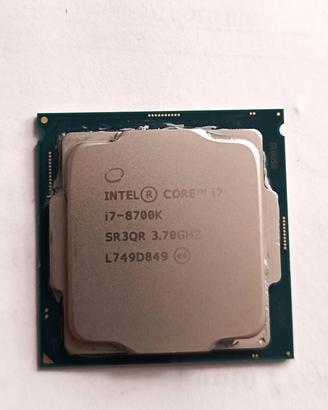 Intel Core i7-8700K 3.7 GHz 6-Core – BOX ORIGINALE