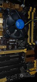 scheda madre asus z87+ i5 4570 (Parti di ricambio)