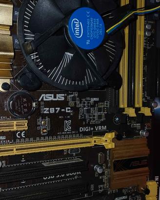scheda madre asus z87+ i5 4570 (Parti di ricambio)