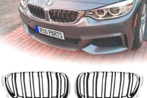 GRIGLIE BMW F30 F31 LOOK M3 CROMATO NERO