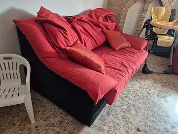 Divano letto 1 piazza e mezza e materasso
