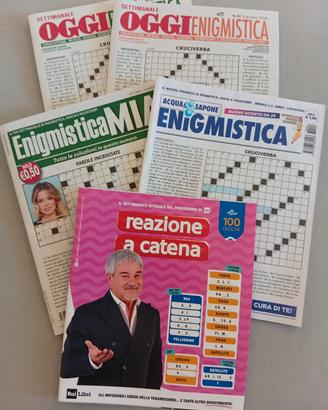 Lotto 5 pz Riviste Enigmistica varie