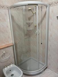 Box doccia in vetro trasparente
