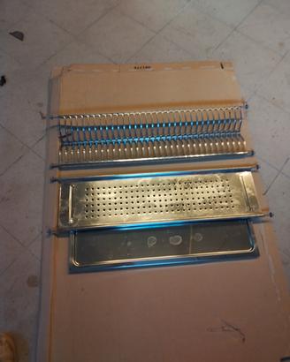 Scolapiatti da Incasso in Acciaio Inox per Mobile 