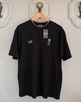 T-shirt girocollo uomo EA7 / Milano - Cortina 2026