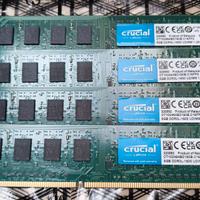 RAM UDIMM DDR3L 8Gb marca Crucial