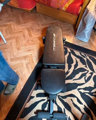  due panche palestra + barra per porta