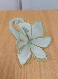 Fiore artigianale in vetro di Murano