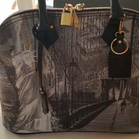 Borsa Ynot in nero stampa NewYork