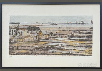 Michele cascella litografia quadro