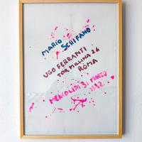 Manifesto Mostra Mario Schifano 1982
