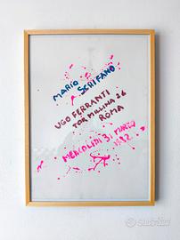 Manifesto Mostra Mario Schifano 1982