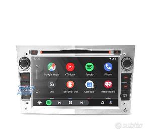 RADIO GPS ANDROID 11 GRIGIO CHIARO PER OPEL ASTRA 