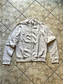 Giacca Felpa con Zip Diesel Taglia L Bianca Unisex