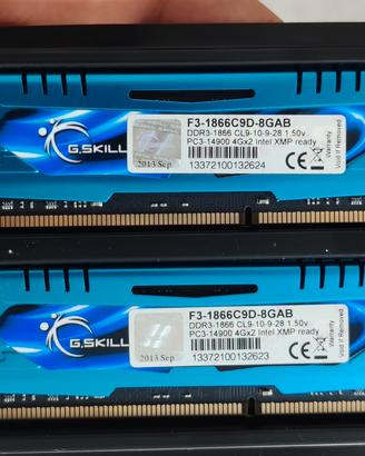 DDR3 gskill kit 8gb 2x4gb F3-1866C9D-8GAB