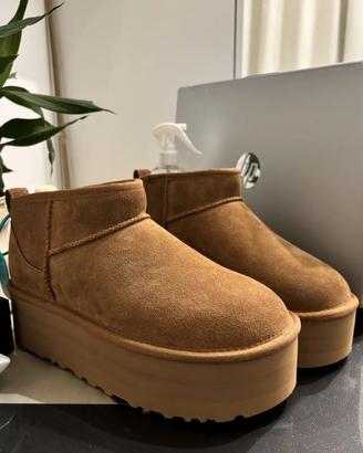 Stivali da neve UGG da donna, 5 cm (Marrone 38)