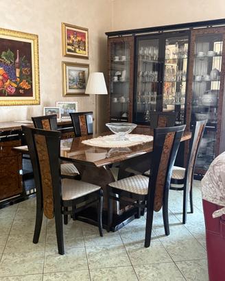 Tavolo da pranzo + 6 sedie abbinate