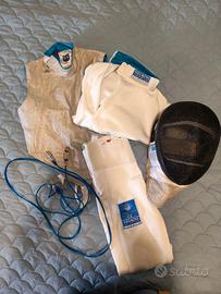 Set scherma Negrini taglia 38, mancino