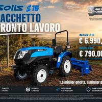 Trattore solis s16 18 hp
