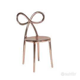 SEDIA QEEBOO RIBBON CHAIR METAL FINISH