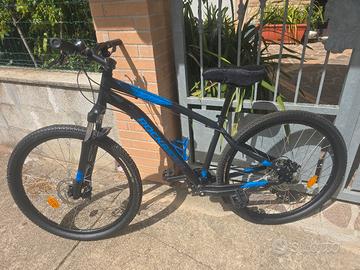 Bici Mtb Rockrider ST 120 nero- azzurro 27,5" 