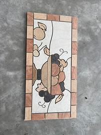 Decori cucina in gres porcellano taglio laser