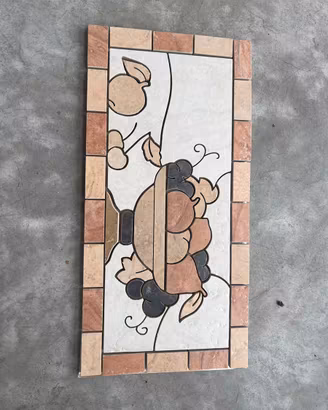 Decori cucina in gres porcellano taglio laser