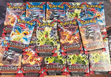 Bustine Ossidiana Infuocata Pokemon