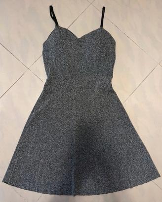 Vestito nero argento tg.S Zuiki