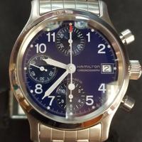 HAMILTON KHAKI CHRONO 3830 NOS anni 90