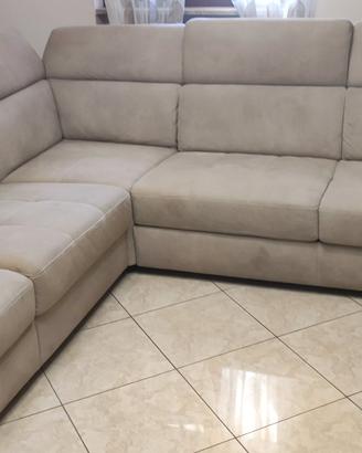 Divano letto angolare con contenitore