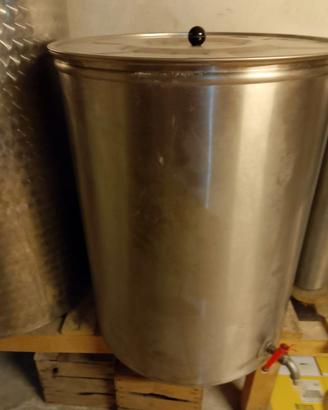 Fusto per Olio o Vino 300 L acciaio 18/10