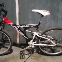 Bicicletta mountain bike full suspension bici 26