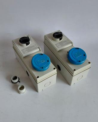 Coppia prese interbloccate industriali IME 16A 220