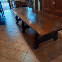 GRANDE TAVOLO ANTICO  320X100 IN ORDINE