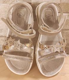 SANDALI BAMBINA DORATI TG. 29