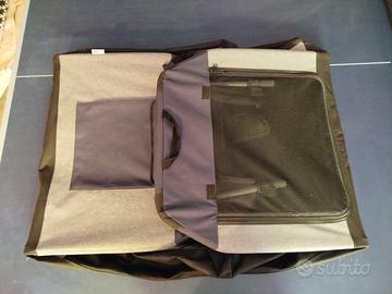 Trasportino cani per auto taglia L