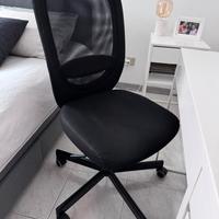 Sedia da ufficio IKEA FLINTAN nera