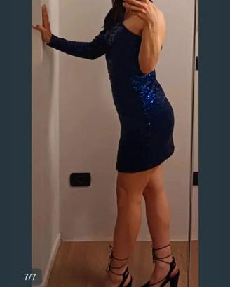 vestitino blu elettrico