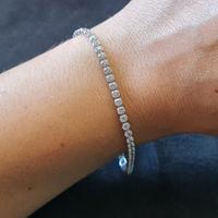 Bracciale tennis in oro 18kt con zirconi - Nuovo