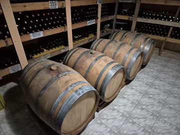 Barrique botte in legno di rovere 225 litri